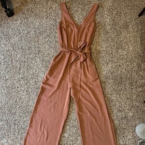 A New Day Jumpsuit with Tie Belt, Size Small